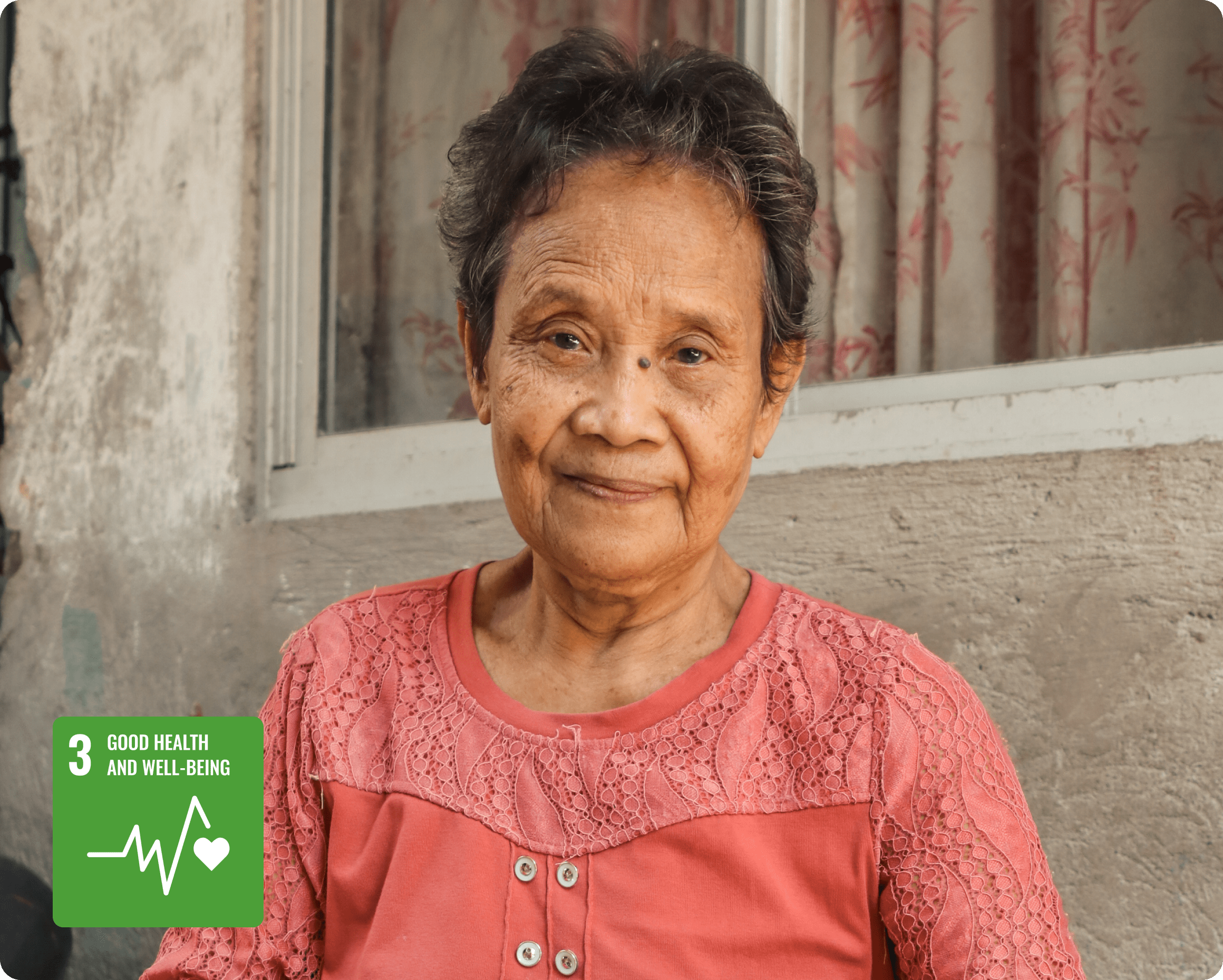 Sponsored elder Nenita from the Philippines